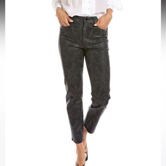 Rag & Bone Nina High-Rise Ankle Cigarette Snakeprint Jeans.Size 29 - Picture 1 of 16